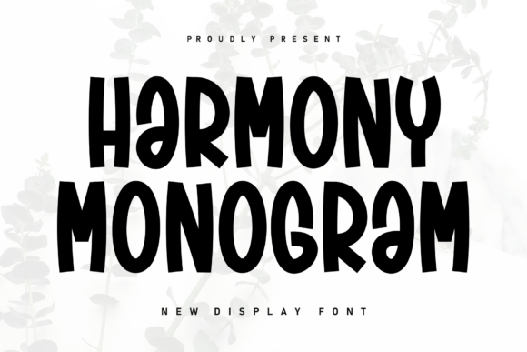 Charming Handwritten Harmony Monogram Font