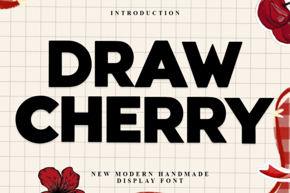 Draw Cherry: A Festive and Merry Typeface for Holiday Cheer