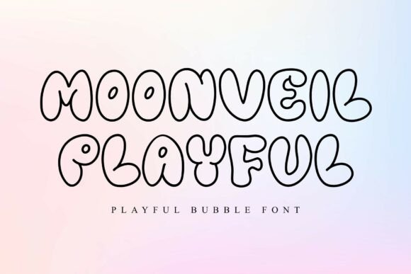 Embrace the Charm of Moonveil Playful: A Perfect Font for Fun and Friendly Designs