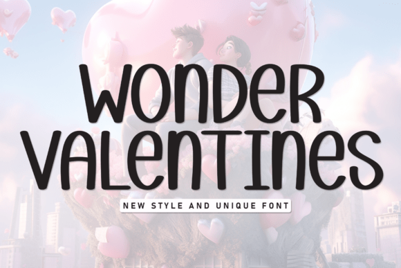 Embrace the Charm of Wonder Valentines: A Handwritten Font for Your Special Moments
