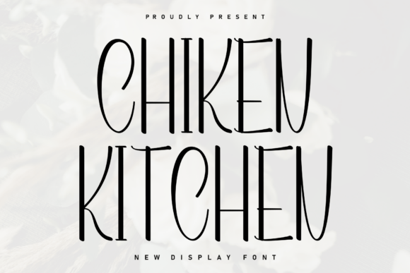 Embracing Creativity with Chiken Kitchen: A Handwritten Font for the Modern Designer