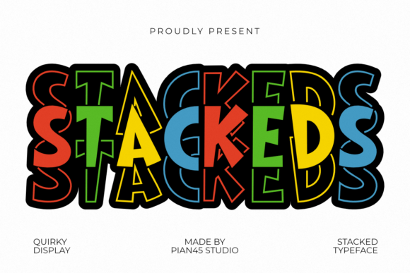 Exploring Stackeds: A Bold and Dynamic Modern Display Font