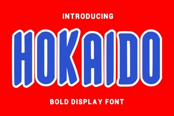 Hokaido: A Bold and Modern Display Font for Creative Impact