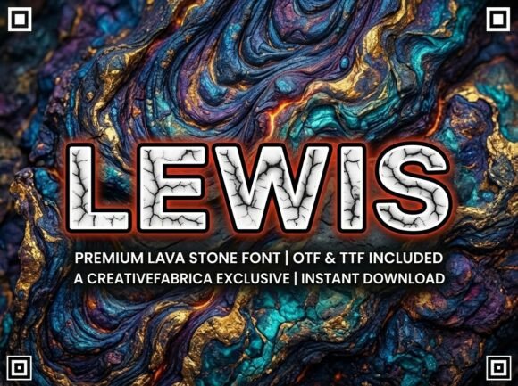 Ignite Your Creative Projects with Lewis: A Monumental Display Font