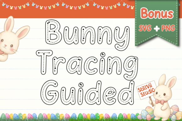 Mastering Handwriting with Bunny Tracing Guided Font