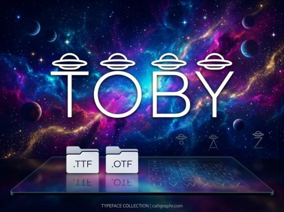 Prepare for Contact with Toby: A Retro-Futuristic Font for the Modern Creator