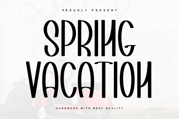 Spring Vacation: A Font for Creative Expression