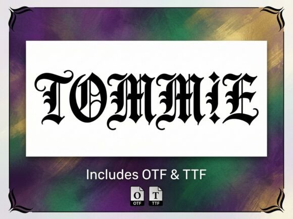 Tommie: A Bold and Artistic Font for High-Impact Design