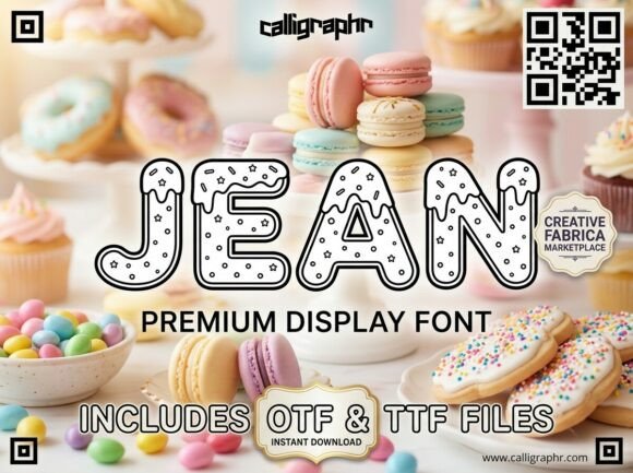 Unleash Creativity with Jean: A Bold Display Font