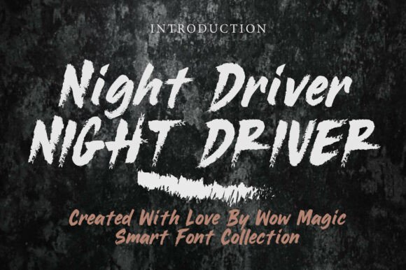 Unleash Creativity with Night Driver Font