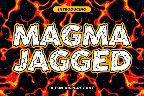 Unleash Raw Intensity with Magma Jagged: A Grunge, Distressed Font