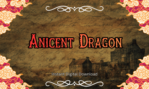 Unleash the Power of Fantasy with Ancient Dragon Font