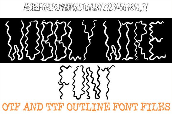 Wobbly Wire: The High-Vibration Display Font for Creative Chaos